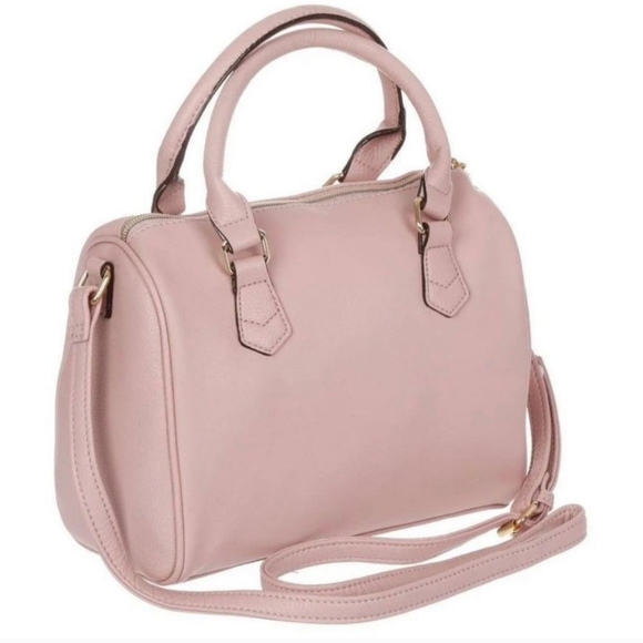 ⭐️🆕️Juicy Couture "Be Classic" Shine Rhinestone Glammed Satchel in Blush Pink - Picture 6 of 10